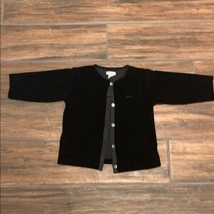 DKNY Girls 4T Black Velvet Cardigan Holidays Party Special Occasion Wedding